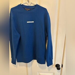 Michael Kors men’s royal blue sweatshirt size Large NWOT